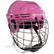 Bauer 2100 Pink Hockey Helmet Combo